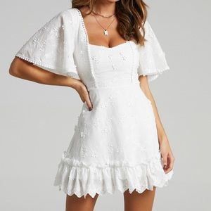 Fancy A Spritz Dress - White Lace Showpo.